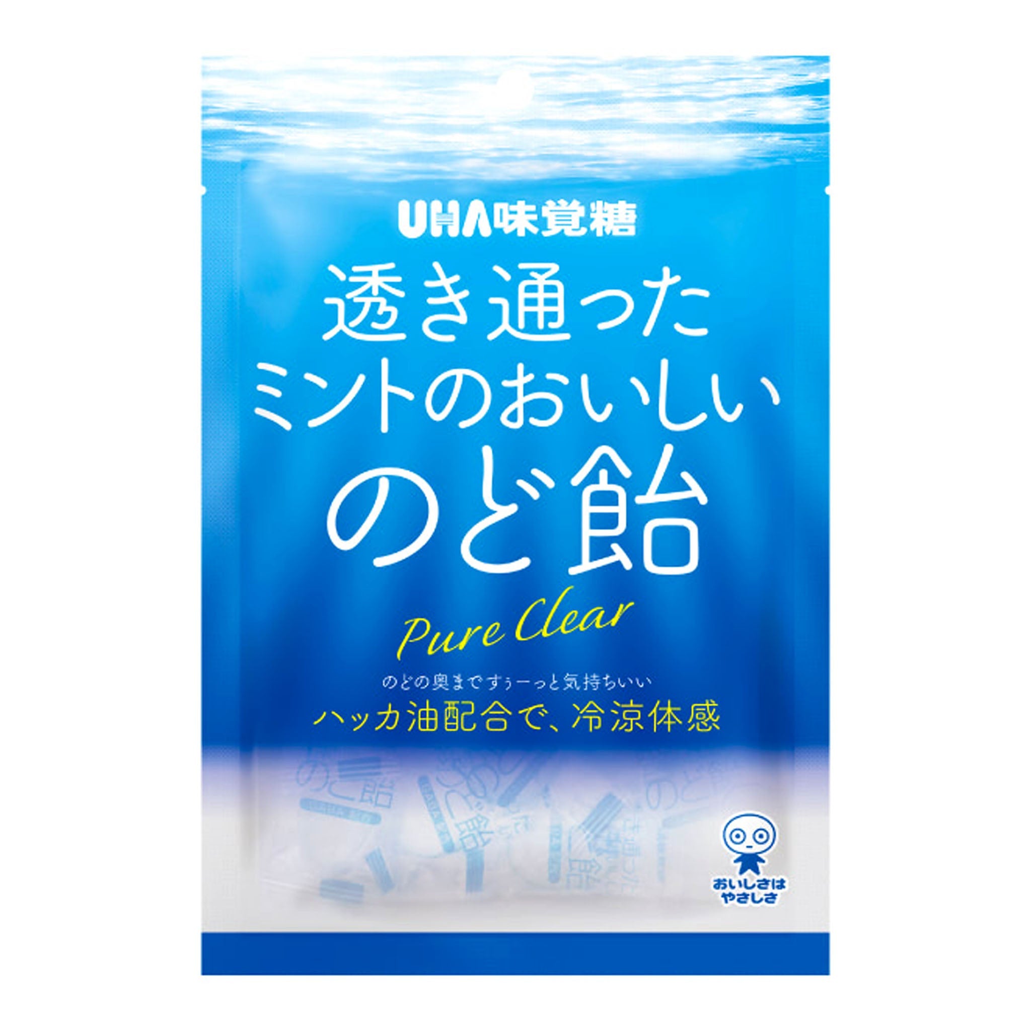 UHA Clear Mint Delicious Throat Candy